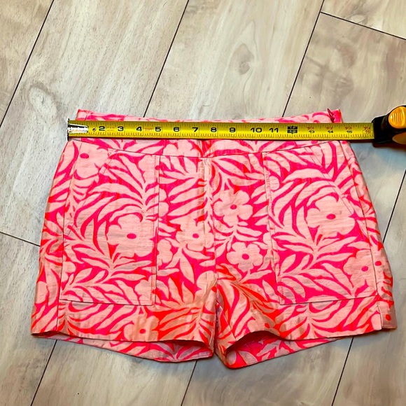 J. Crew 💕Shorts XS or 00 Pink and Hot Neon High waist pockets Woven Shorts - Picture 3 of 7